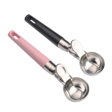 2 Pack Stainless Steel Ice Cream Scoop Set with Ergonomic Trigger Handle for Frozen Yogurt and Gelato