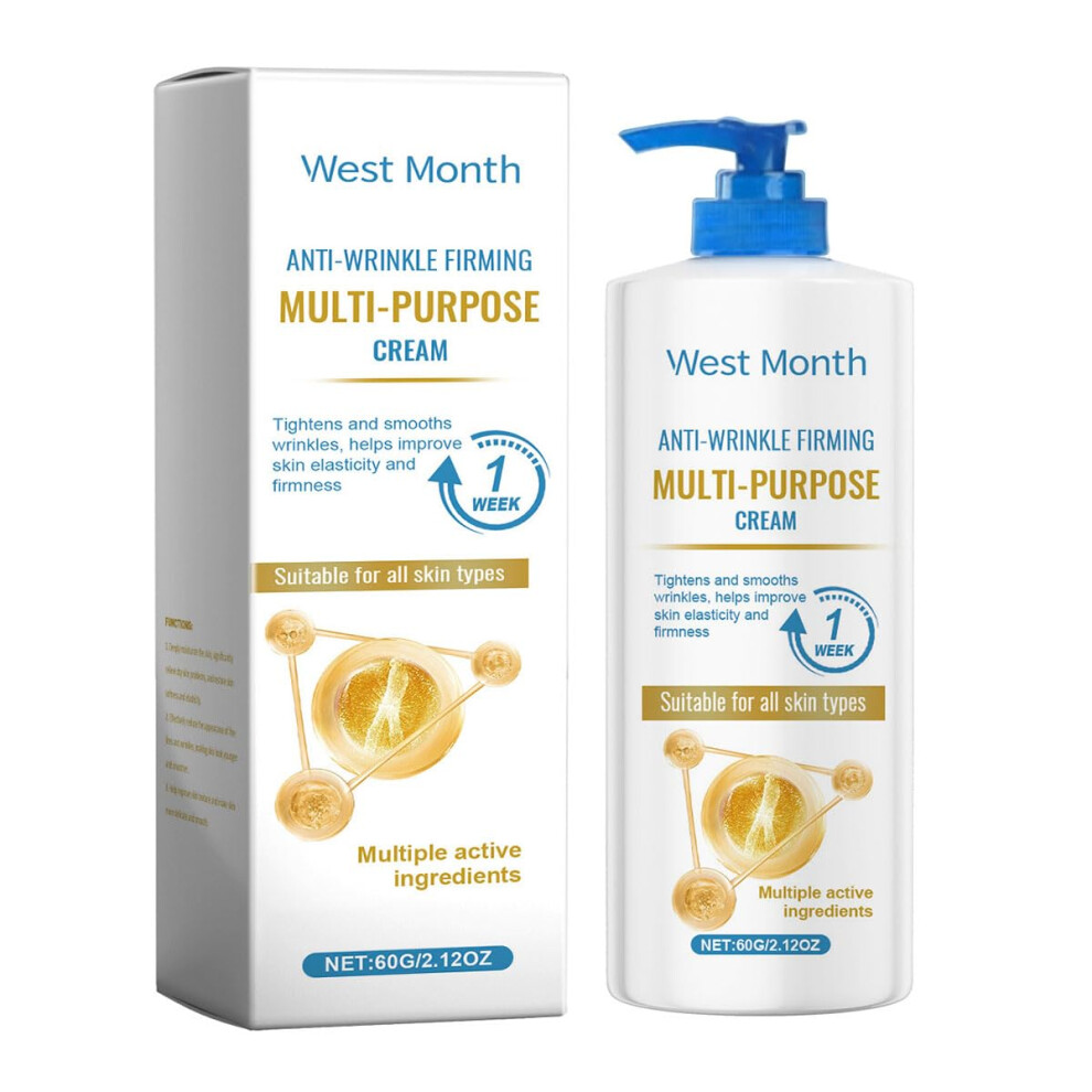 Cream Firming With Collagen And Coffee Extract For Face And Neck, Antiaging Moisturizer Lotion