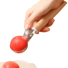 Stainless Steel Ice Cream Scoop with Trigger, Ergonomic AntiSlip Grip, Dishwasher Safe 304