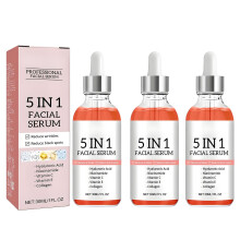 Facial Serum with Hyaluronic Acid Niacinamide Vitamin C, Anti Aging Hydrating Brightening 3 Pack