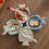 2PC Blue Ceramic Fish Shaped Rice Bowls Microwave Dishwasher Safe Scratch Resistant 5