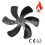 6-Blatt-Warmluftkaminventilator, 8 Farben 5