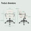 ELFORDSON ELFORDSON Office Chair Ergonomic Executive Computer Work Chenille Beige 11