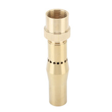 Brass Flower Column Fountain Nozzle with Elegant Wide Water Display for Garden Pond