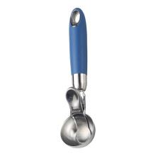 Stainless Steel Ice Cream Scoop with Smooth Release and AntiSlip Grip, Dishwasher Safe