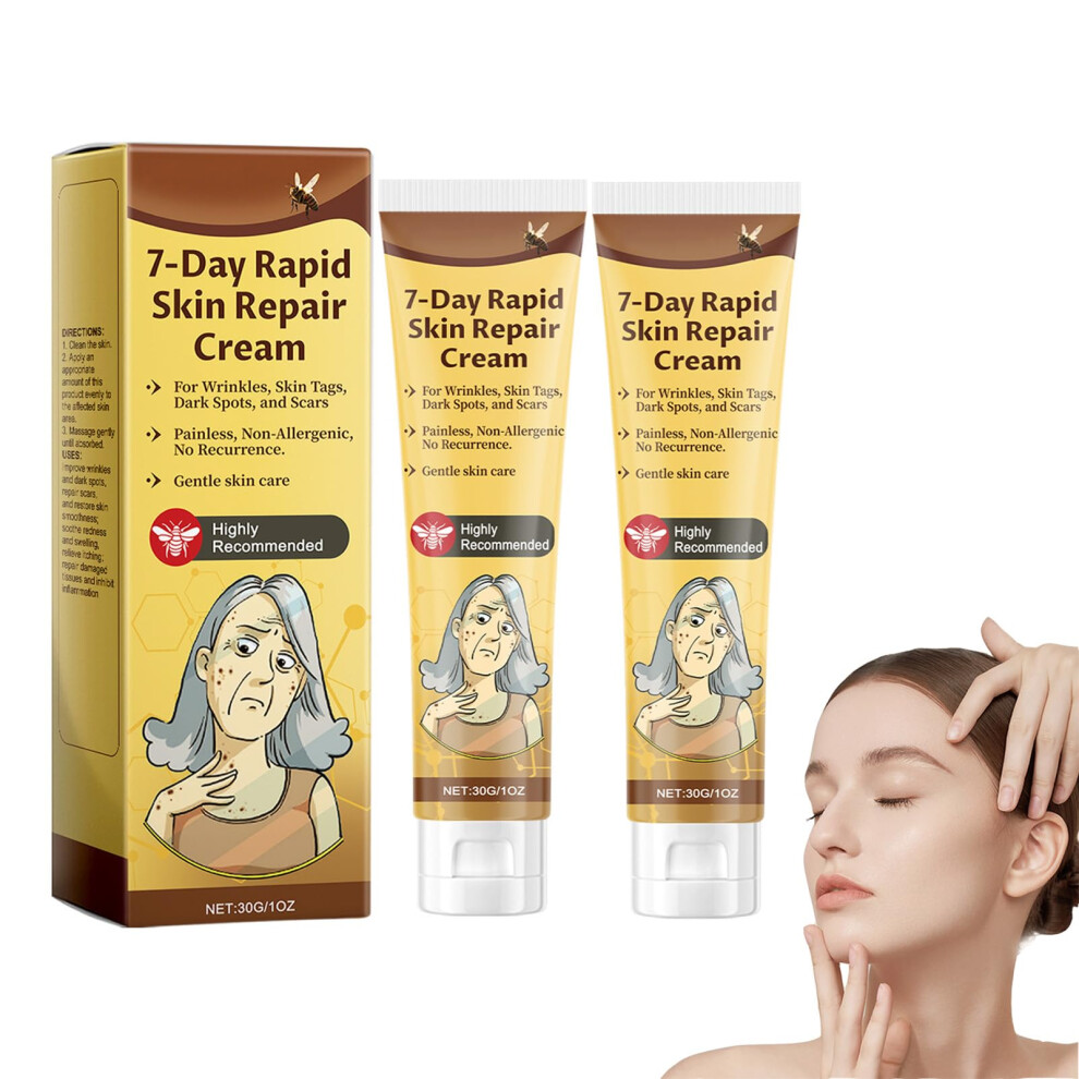 Cream Rapid Skin 30G 2Pcs With Deep Hydration And Antiaging Firming For Face And Body