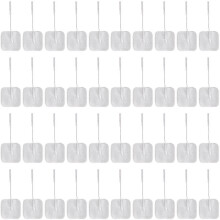40 Stück TENS-Einheiten-Pads, 2X2-Elektroden für EMS-Muskelstimulator-Elektrotherapie-Pads