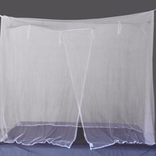 Mosquito Net Bed Canopy with Breathable Polyester for Twin Full Queen King, Dorm and Home Use