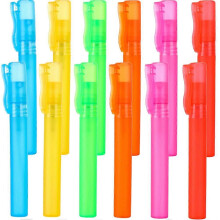 12Pcs Mini-Sprühflaschen Farbige Parfümflaschen Stift-Parfümflaschen tragbare leere Sprühflaschen