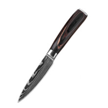 8 Inch Professional Chef Knife Japanese Damascus Steel Ultra Sharp with 3.5 Inch Paring Knife