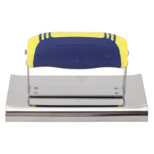Stainless Steel Plastering Trowel with Ergonomic Grip for Smooth Wall and Ceiling Finishing