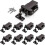 8-Pack Push LatchTouch Lockch Safe Push Latchrebound Selbstverriegelungsgerät Offen Lock Lock Schubl 1