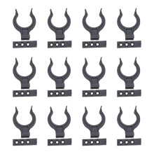 12Pcs Küchensockel-Reparatur Klemmenschrank Fußleiste Schnalle Schnalle Küche Kickboard Fußleisten Clip leicht zu montieren
