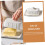 Ceramic Butter Dish with Lid Rectangular Holder Keeps Food Fresh for Kitchen and Bakery Use 4