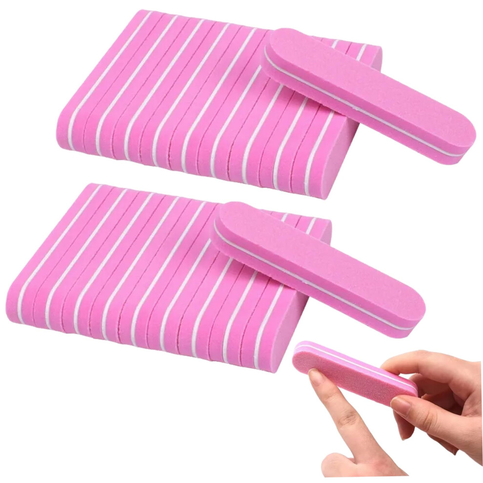 20PCS DoubleSided 3.5 Inch Sponge Nail Buffer, Washable Reusable Nail File for Manicure