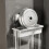Wall Mounted Knife Holder, RustResistant Iron Rack with Removable Water Pan, NoDrill Installation 4