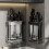 Wall Mounted Knife Holder, RustResistant Iron Rack with Removable Water Pan, NoDrill Installation 3