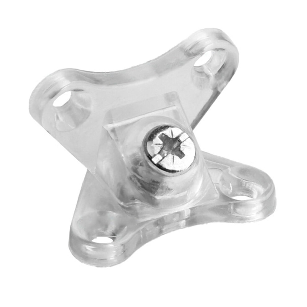 10 Pcs Transparent Butterfly Furniture Corner Brackets With Screws For Wood Shelves And Cabinets 9053599794011