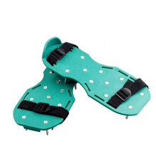 Lawn Aerator Shoes with Heavy Duty Spikes for Deep Soil Penetration and Adjustable Secure Fit
