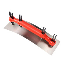 Plastering Trowel Adjustable Arc Carbon Steel Curved Drywall Tool for Columns and Archways 13.8x4.3 Inch
