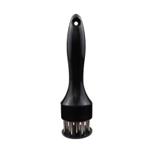 Stainless Steel Meat Tenderizer with 21 Sharp Needles, Dishwasher Safe for Steaks and Poultry
