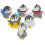 Penguin Decor Creative Desktop Penguin Ornamente für Dekor 6Pcs Set 1