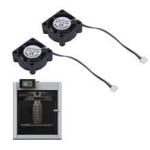 2 Stück 5V Hotend-Lüfter 25x25x10mm ABS für X1C 18000