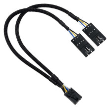RGB-Splitter für Corsair RGB HUB, Lighting Node Core und ICUE Commander CORE XT 4-Pin männlich zu weiblich