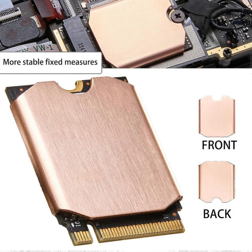 Κιτ ψύκτρας SSD για Steam Deck M.2 2230 Copper με θερμικό μαξιλάρι για απαγωγή θερμότητας 2