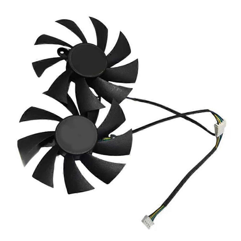 2Pcs 87Mm Ga92a2h Cooling Fan For Zotac Gtx 1660 Ti Rtx 2060 2070 Super Mini Video Card Cooler Fan Gfy09215m12spa Black 6935161584684