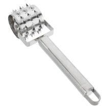 Stainless Steel Meat Tenderizer Hammer – Heavy Duty Mallet Softens Meat Fibers for Steak Kitchen Use