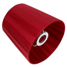 Roter Stofflampenschirm für Stehlampe Eleganter DIY-Lichtschutz für Wohnzimmer Wohnzimmer Schlafzimmer einfache Installation