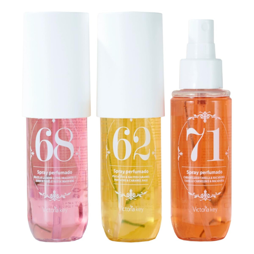 Women's Perfume Set, Long Lasting Fragrance Spray, Sweet Romantic Floral Gift Trio for Women