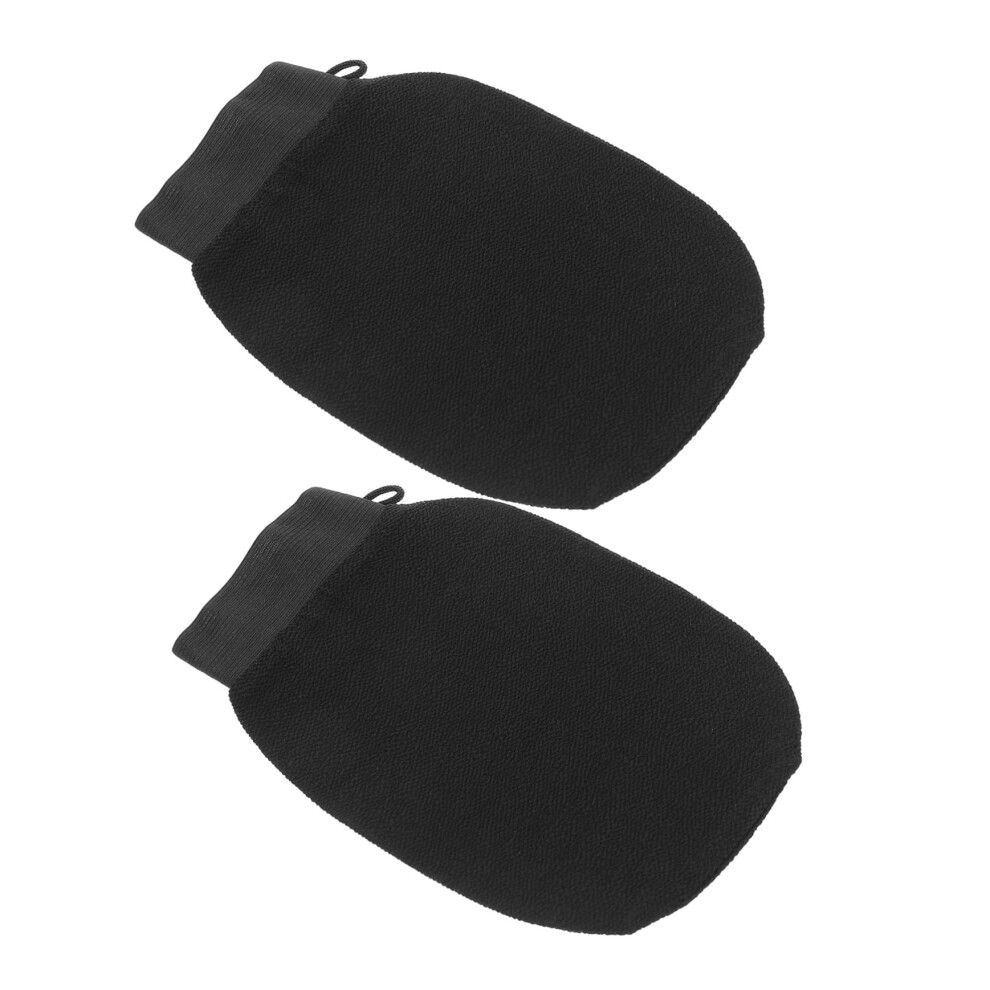 2pcs Exfoliating Gloves Bath Mitts for Deep Body Cleansing and Gentle Dead Skin Removal