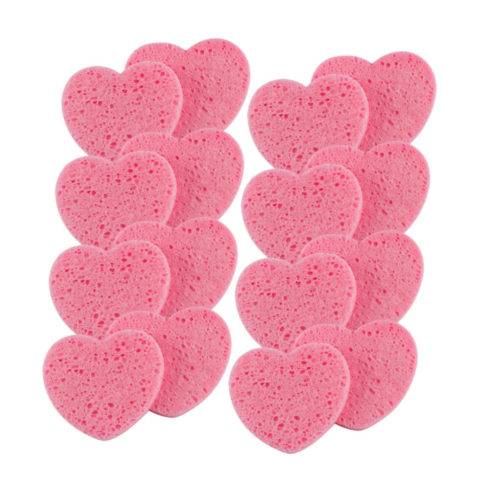Facial Cleansing Sponge 20pcs Soft Gentle Exfoliating Face Sponge for Deep Pore Cleaning and Travel