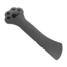 Silicone Pet Food Can Opener Scoop with Ergonomic Handle for Cats and Dogs Wet Food Serving