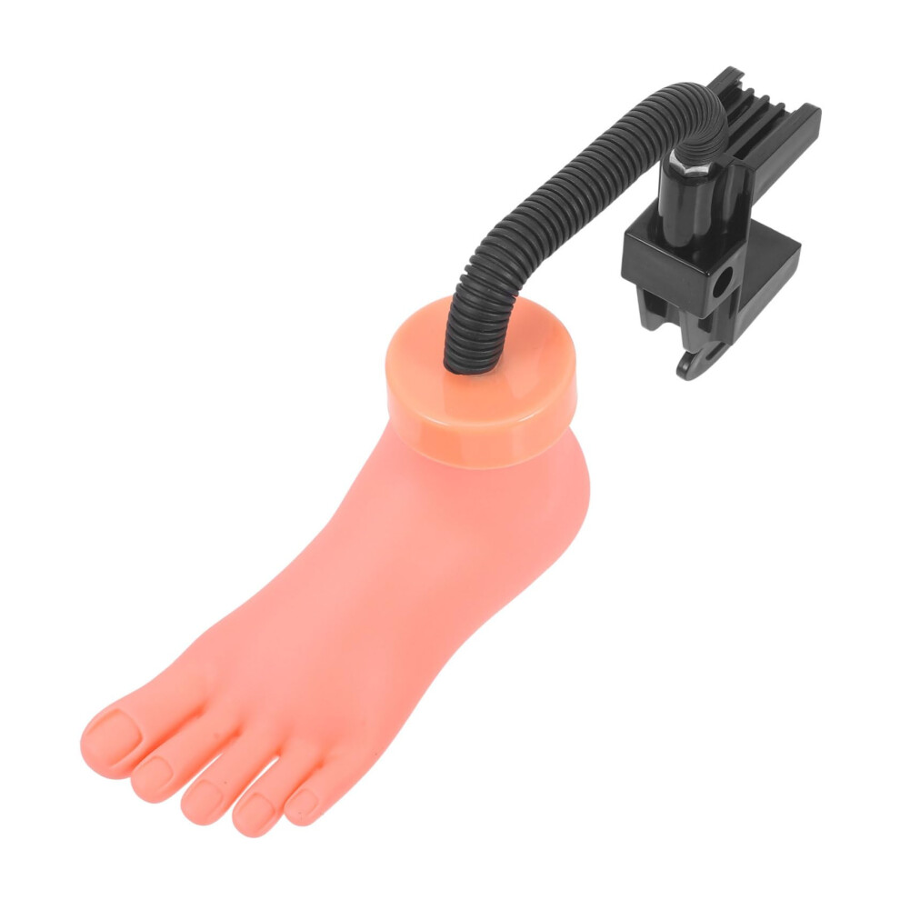 Foot Nail Practice Model with Realistic Skin Texture for Pedicure Training and Nail Art Practice