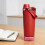 Bouteille shaker en acier inoxydable isolée Isolation durable pour une hydratation prête à 3
