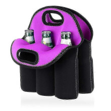 6er-Pack isolierter Neopren-Flaschenbehälter – langlebiger Träger für Getränke, Dosen und Flaschen