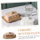 Ceramic Butter Dish with Lid Rectangular Covered Design Durable Microwave and Refrigerator Safe 2