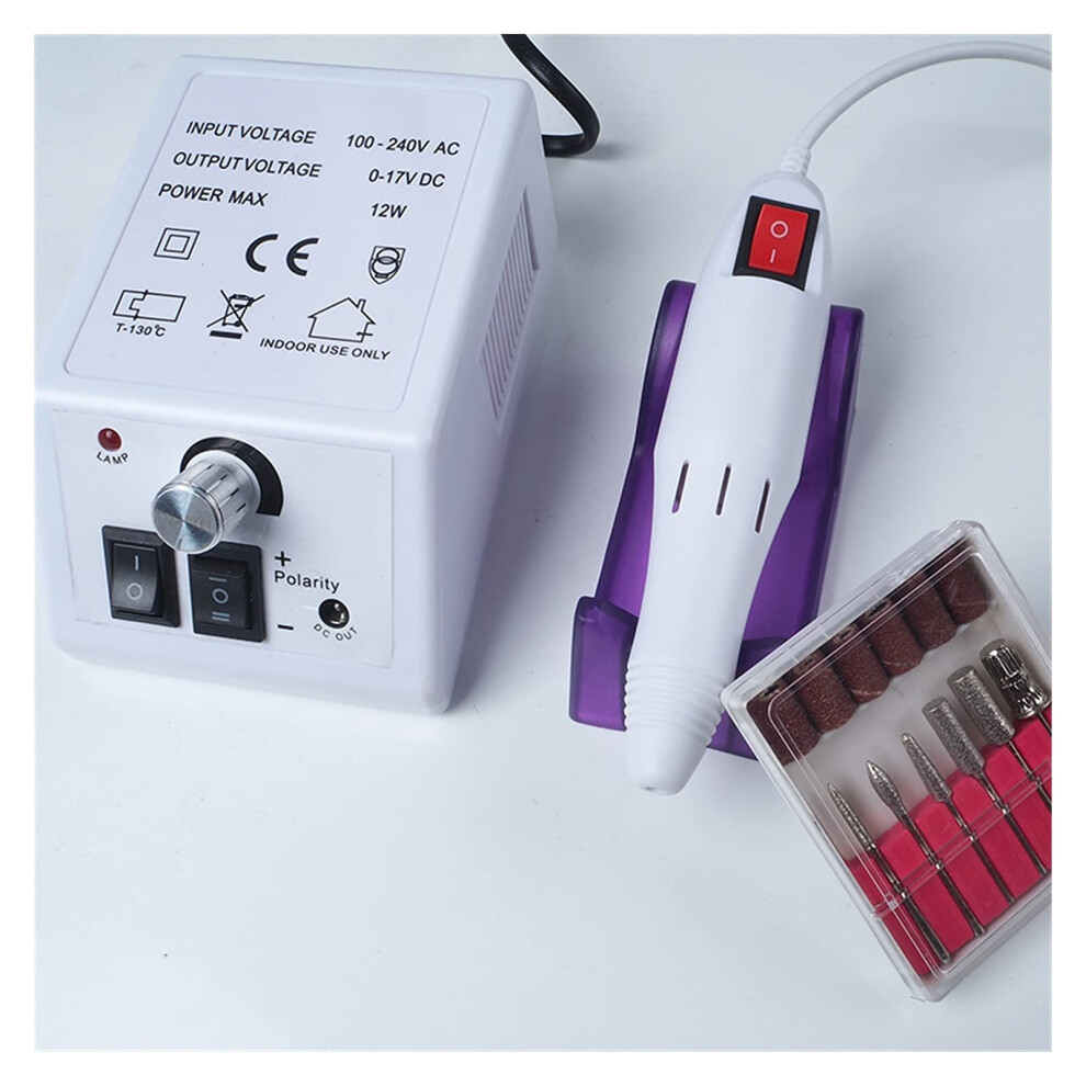 Electric Nail Drill 20000 RPM Professional Nail File for Acrylic Gel Nails Manicure Pedicure