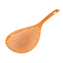 Heat Resistant Strainer Spoon Plastic Skimmer Ladle with Long Handle for Pasta Noodles Dumplings