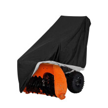Snow Blower Cover Waterproof Heavy Duty Winter Protection Universal Fit for Snowblowers Black