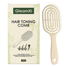 Luxeveria Haar-Toning-Kamm für eine natürliche Glanz-Entwirrungsbürste für Frauen und Mädchen