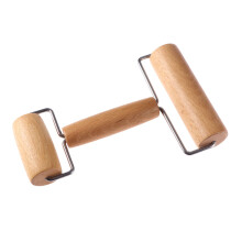 Wooden Rolling Pin Nonstick Surface for Baking Pastry Pizza Cookies Lightweight Easy Clean
