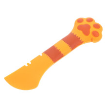 Silicone Pet Food Can Opener Spoon for Cats and Dogs, Easy Clean, Protects Fingernails, Ergonomic Grip