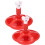 Automatic Chicken Waterer 2 Pack, PP Poultry Drinking Bowl for Chickens Ducks Geese, SpillResistant 2