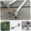 Tree Bark Scraper with Ergonomic NonSlip Grip,  Hardness Blade Log Debarking Tool for Fruit Trees 4
