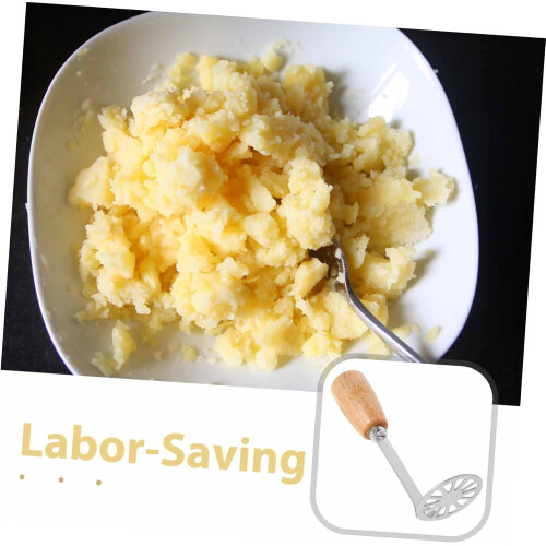 Stainless Steel Potato Masher for Kitchen Smooth Mashed Food and MultiVegetable Mashing 1