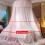 Mosquito Net for Bed Double Layer Lace Dome Canopy 360 Full Coverage for Single Double Pink White 5